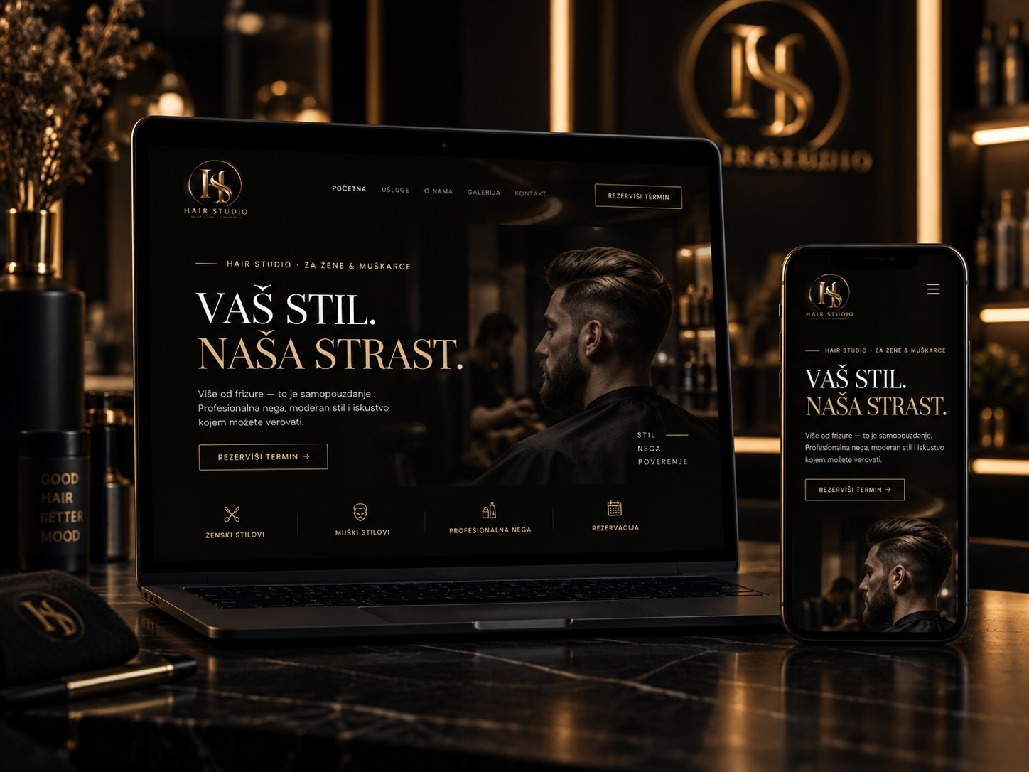 Hair Studio web sajt